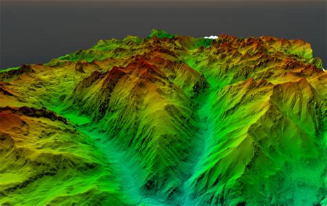 Ejemplo de ortofotografía aérea de Vigo o de un Modelo Digital del Terreno (MDT).