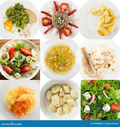 collage de diferentes preparaciones saludables con calabaza y brócoli