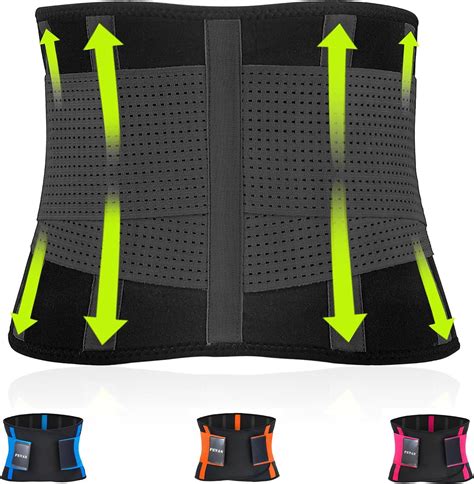 Diagrama mostrando la colocación de la faja Globus Fast Band en la zona lumbar para alivio del dolor.