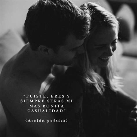 Diseño gráfico con frases cortas y románticas para hombres.