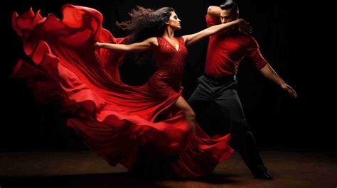 Ilustración mostrando la postura correcta para bailar salsa.