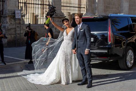 Infografía con los invitados famosos de la boda de Sergio Ramos y Pilar Rubio