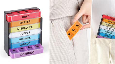 Imagen de un pastillero organizado por días y horas