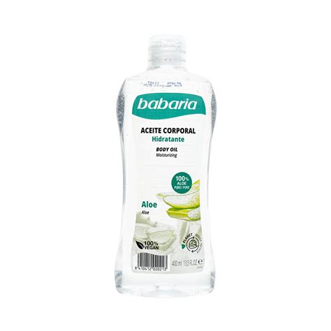 Imagen del Aceite Corporal de Aloe Vera de Babaria.
