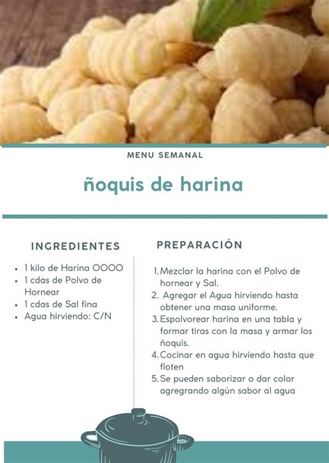 Ilustración de ingredientes para ñoquis: patatas, harina, huevo, mantequilla.