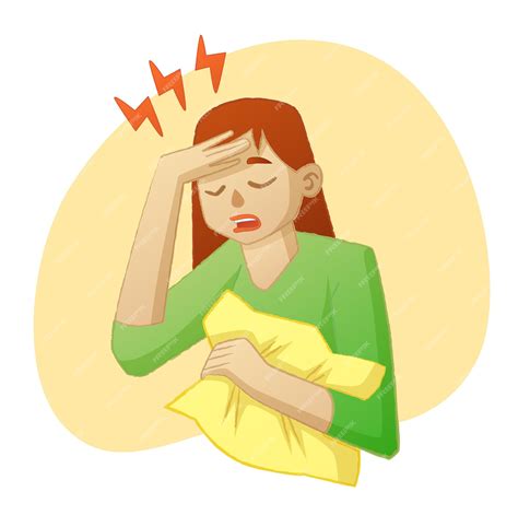 Ilustración que muestra a una persona sintiéndose cansada y con dificultad para concentrarse.