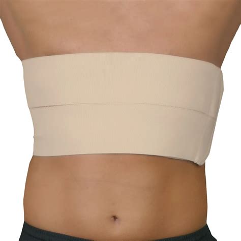 Ilustración de una faja costal elástica con dos bandas