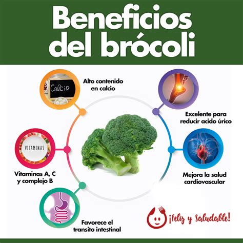 esquema de beneficios del brócoli para deportistas