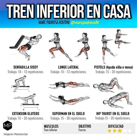 ejercicios tren inferior