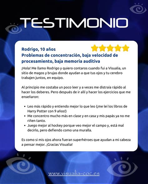 Testimonio visual de una paciente satisfecha.