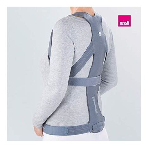 Esquema detallado del funcionamiento de la faja Spinomed y su sistema de biorretroalimentación.