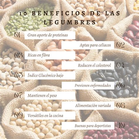 Infografía con los beneficios de incluir legumbres en ensaladas depurativas.
