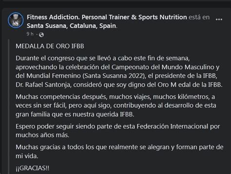 Medalla de Oro de la IFBB