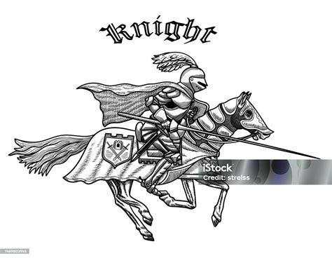 Ilustración de un caballero medieval con un halcón en el puño, rodeado de escenas cortesanas.