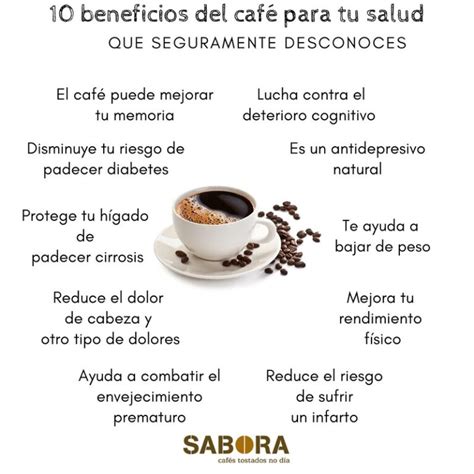 Infografía detallando los beneficios para la salud del café negro, incluyendo protección contra enfermedades y mejora del rendimiento físico y mental.