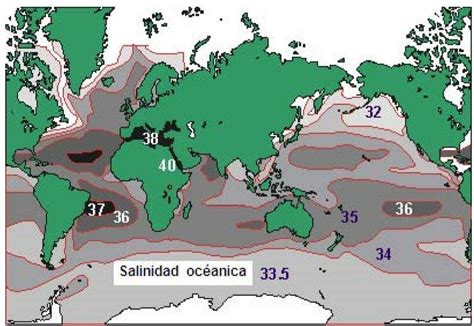 Gráfico que muestra la tendencia de disminución de salinidad en el Océano Índico meridional.