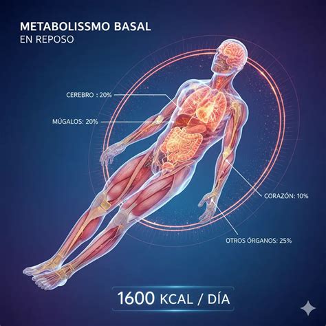 gráfico mostrando el aumento del metabolismo basal con la ganancia de masa muscular