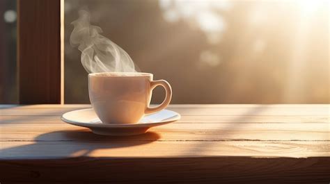 taza de café humeante