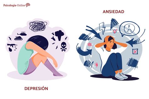 Ilustración representando el impacto psicológico de la obesidad, como la ansiedad y la depresión