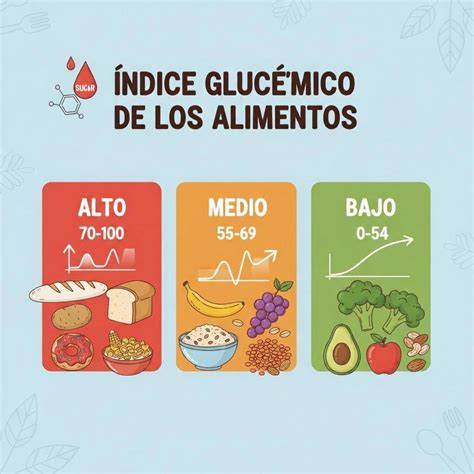 Gráfico comparativo del índice glucémico de alimentos con almidón digerible vs. almidón resistente
