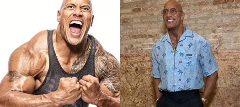 Dwayne Johnson mostrando su físico atlético.