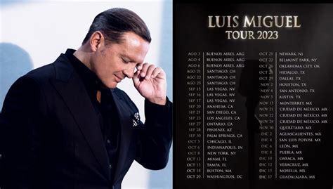 Fotografía de Luis Miguel durante su gira de conciertos, luciendo más delgado.