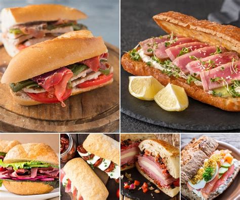 collage de sándwiches y bocadillos de MADREAMIGA