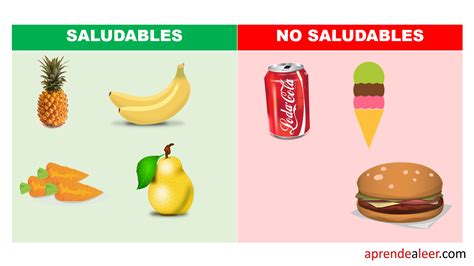 tabla comparativa de cereales saludables y no saludables