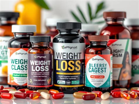 Ilustración de advertencia sobre ingredientes peligrosos en suplementos para bajar de peso