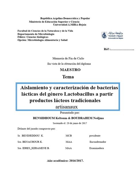 Esquema general del proceso de aislamiento y caracterización de bacterias lácticas.
