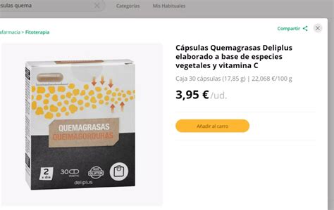 tabla comparativa de ingredientes de pastillas quemagrasas y sus funciones