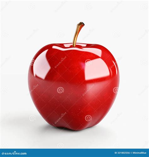 imagen de una manzana fresca y apetitosa