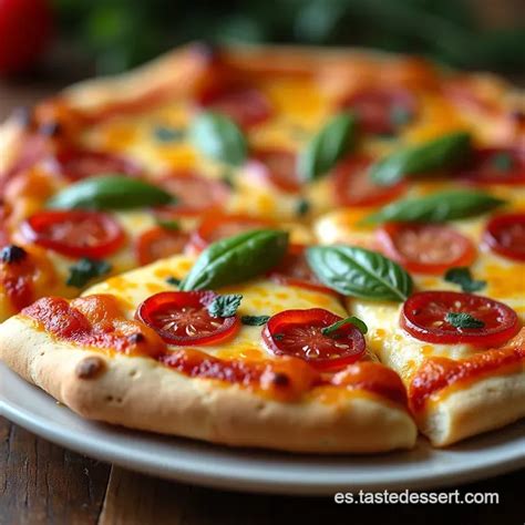 pizza paleo con base de harina de almendra y vegetales