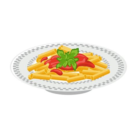 Ilustración mostrando un plato de pasta o arroz con una gran cantidad de verduras.