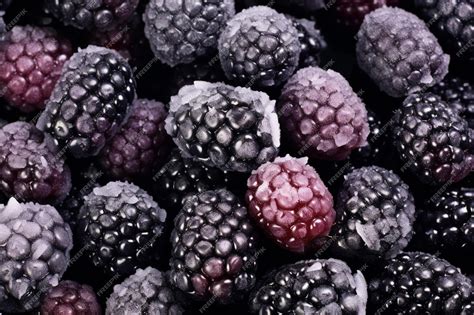 Comparación visual entre moras frescas y moras congeladas.