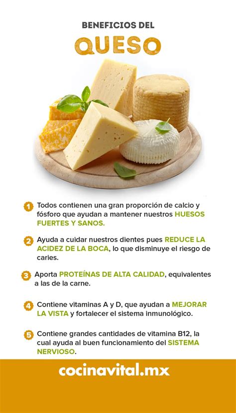 esquema nutricional del queso fresco con vitaminas y minerales destacados