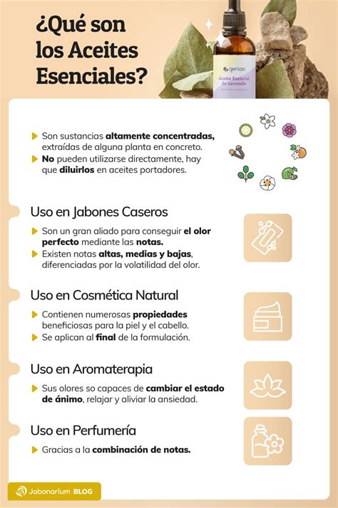 Diagrama que muestra la composición y beneficios de los aceites esenciales y la manteca de karité.