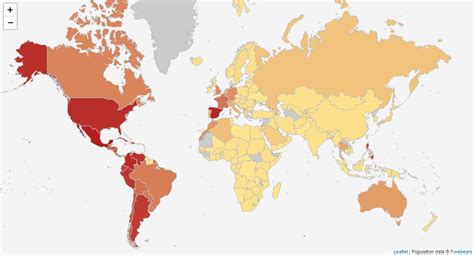 Mapa mostrando la distribución geográfica del consumo de hummus y sus variaciones regionales.