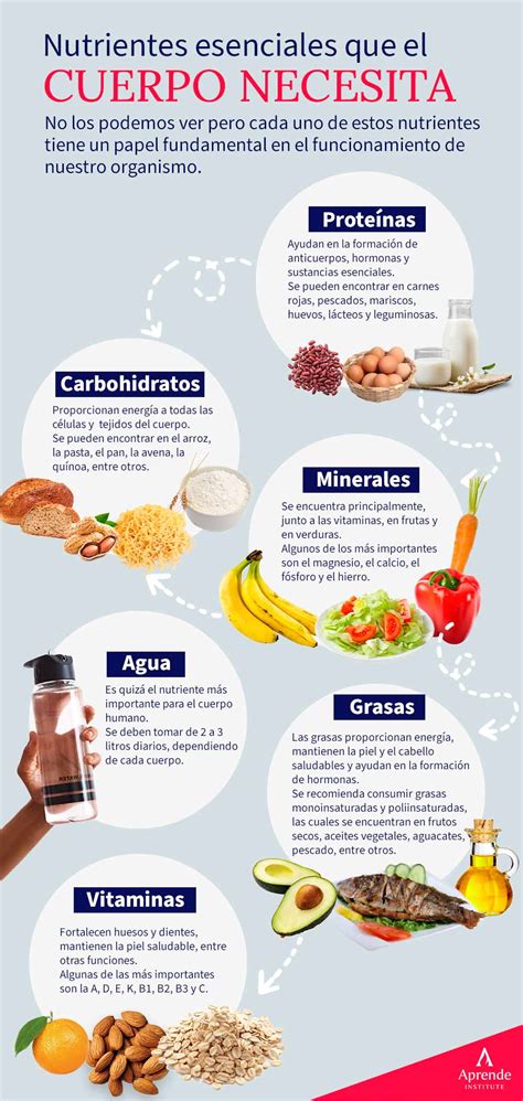 infografía con los nutrientes clave de las castañas