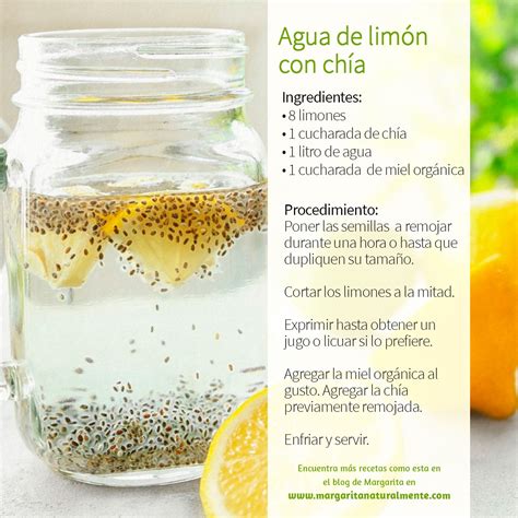 Semillas de chía y limones frescos, ingredientes principales para la bebida adelgazante.