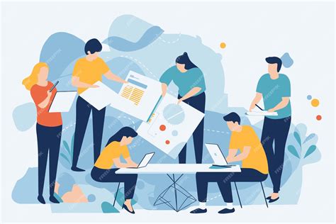 Ilustración de un grupo de hombres fuertes y motivados trabajando juntos