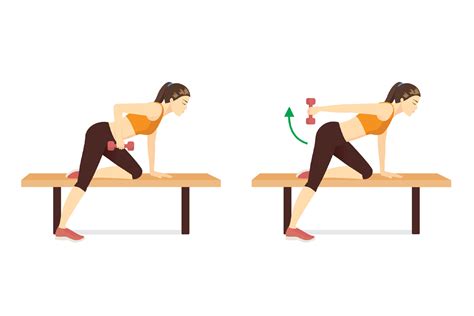 Ilustración de la patada de tríceps con botellas de agua