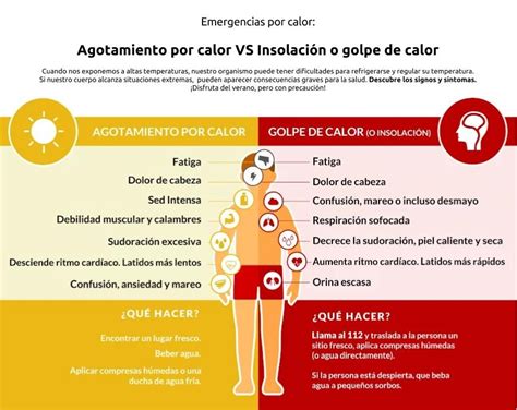 infografía sobre los efectos del calor extremo en el cuerpo humano