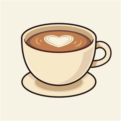 Ilustración de una taza de café con una rodaja de limón