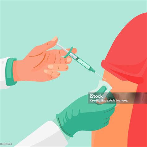 Ilustración de una jeringa inyectando sustancias activas en la capa media de la piel (mesodermo).