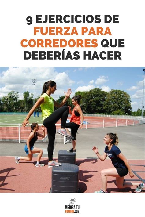 ilustración de Andrea de Ayala demostrando ejercicios de fuerza para corredores