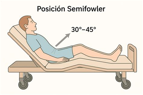 Paciente utilizando una faja postoperatoria y durmiendo en posición semisentada.