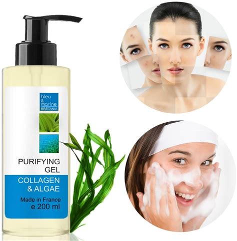 imágenes de diferentes productos cosméticos a base de algas marinas