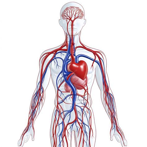 Diagrama del sistema circulatorio mostrando la inyección de B12 y su rápida distribución por el cuerpo.