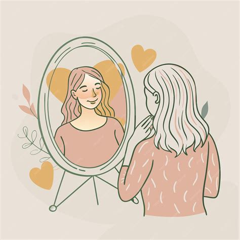 Mujer mirándose al espejo mientras baila danza del vientre